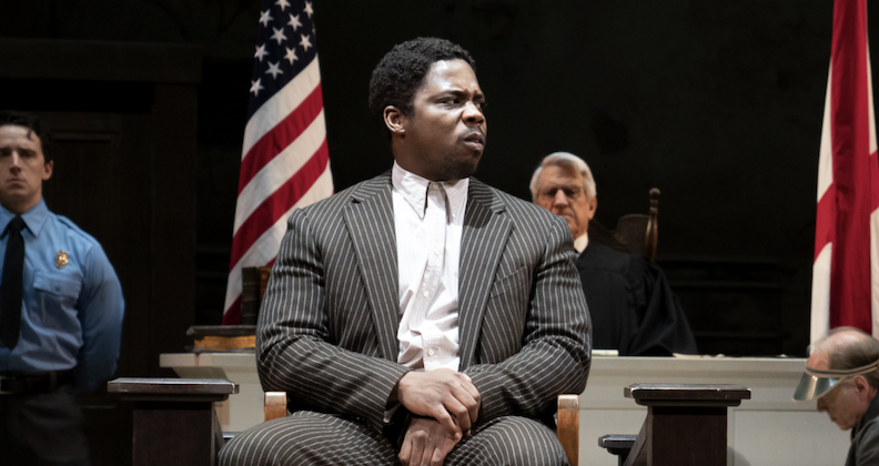 Yaegel Welch portrays  Tom Robinson in To Kill a Mockingbird. Credit: Julieta Cervantes