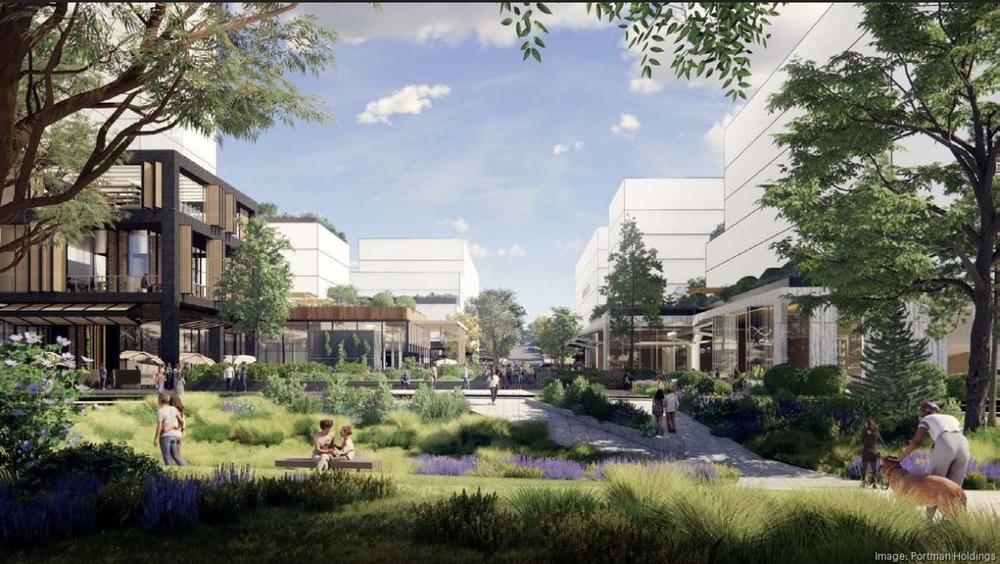 The plan was office space, 900 apartments, shops and restaurants. It’s a behemoth. 