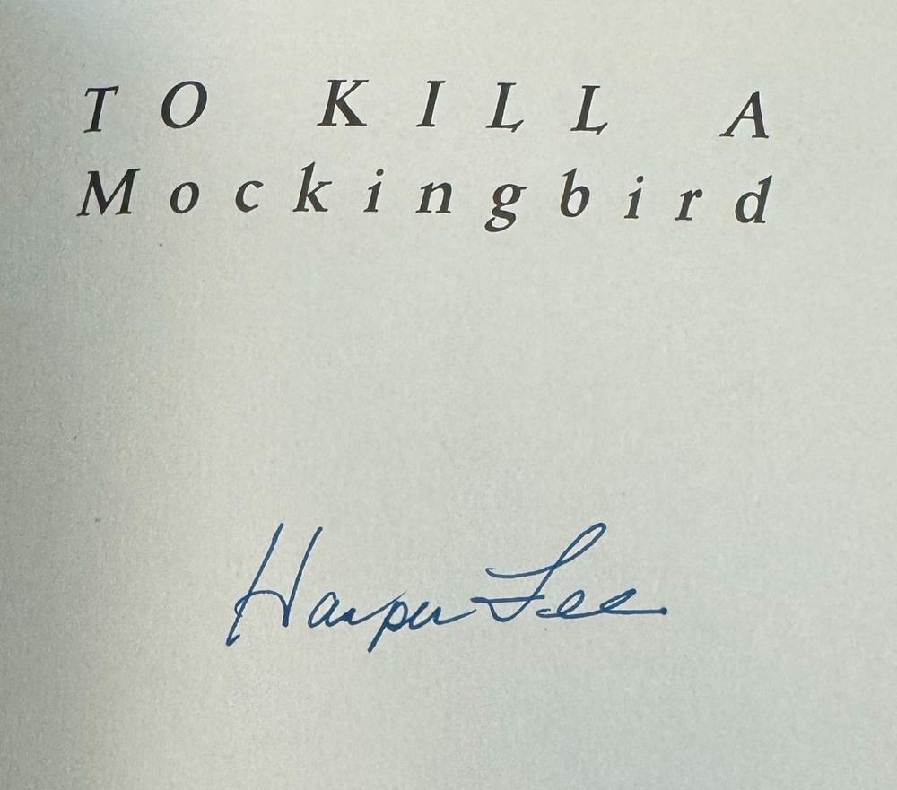 If you would like the 35th anniversary edition of Harper Lee’s —“To Kill A Mockingbird,” signed by the author, be prepared to