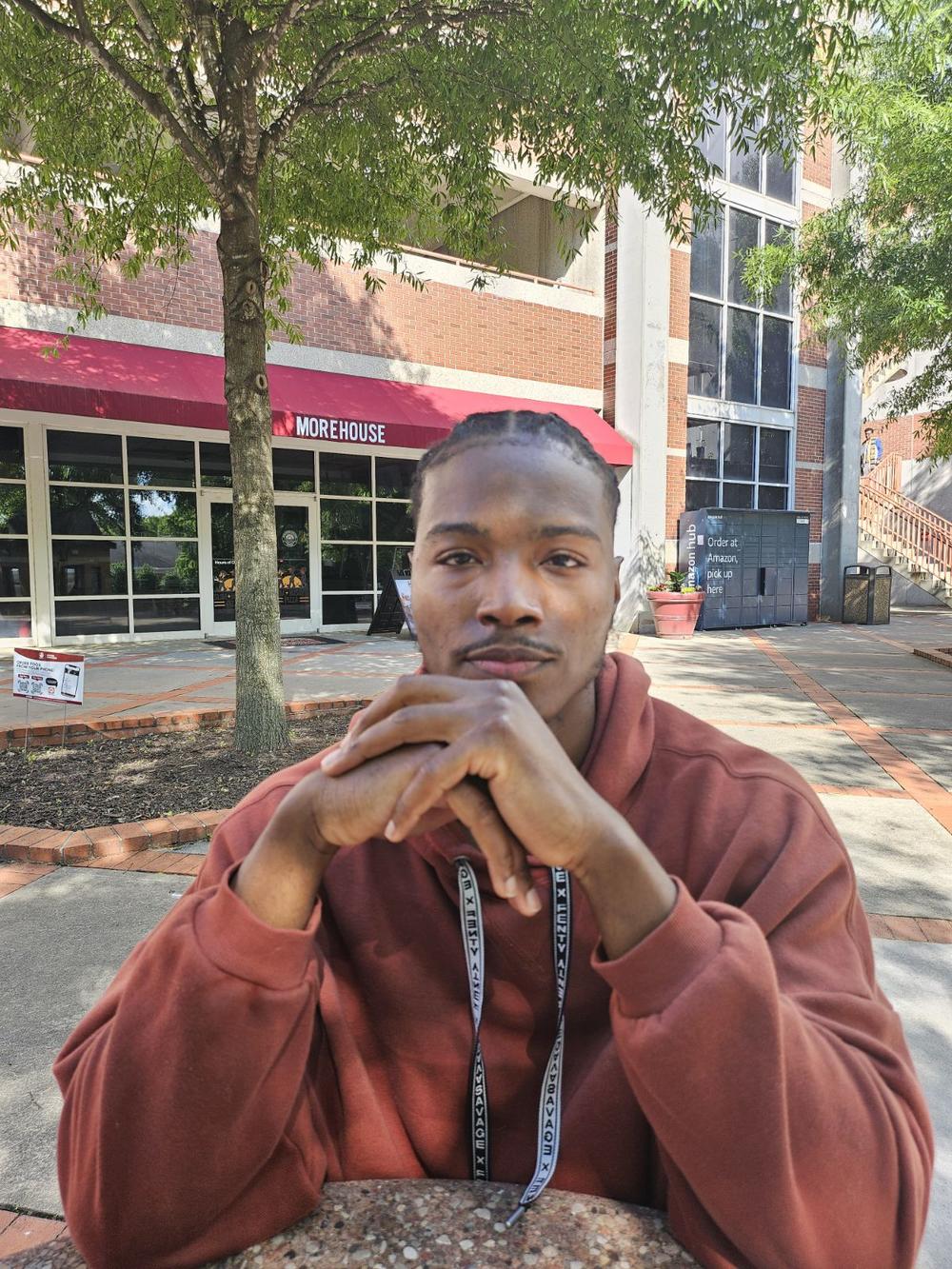 Miles Ross is a Navy veteran and part of Morehouse College's class of 2024