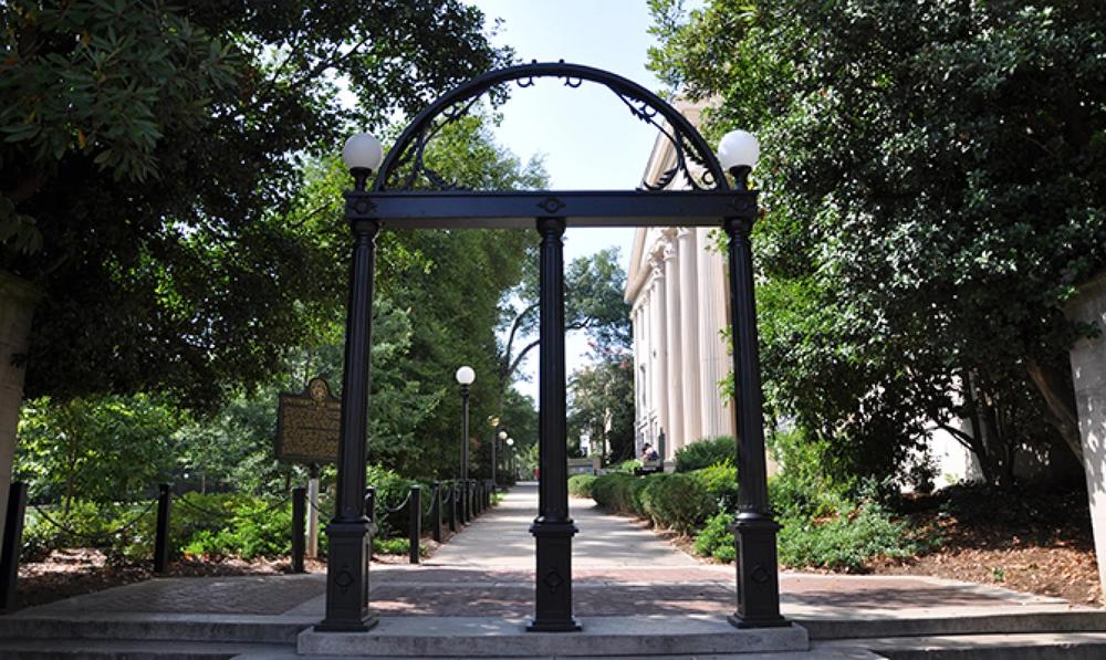 The Arch at the University of Georgia on Broad Street in Athens, Ga.