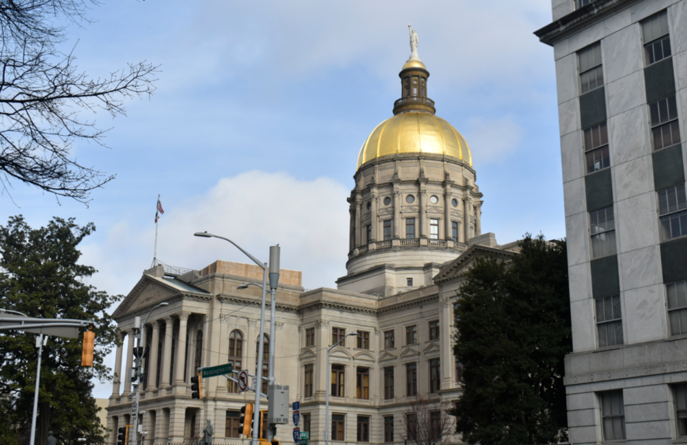 Regilding the iconic Gold Dome is just one part of the Capitol Hill renovations that are taking off. Ross Williams/Georgia Recorder