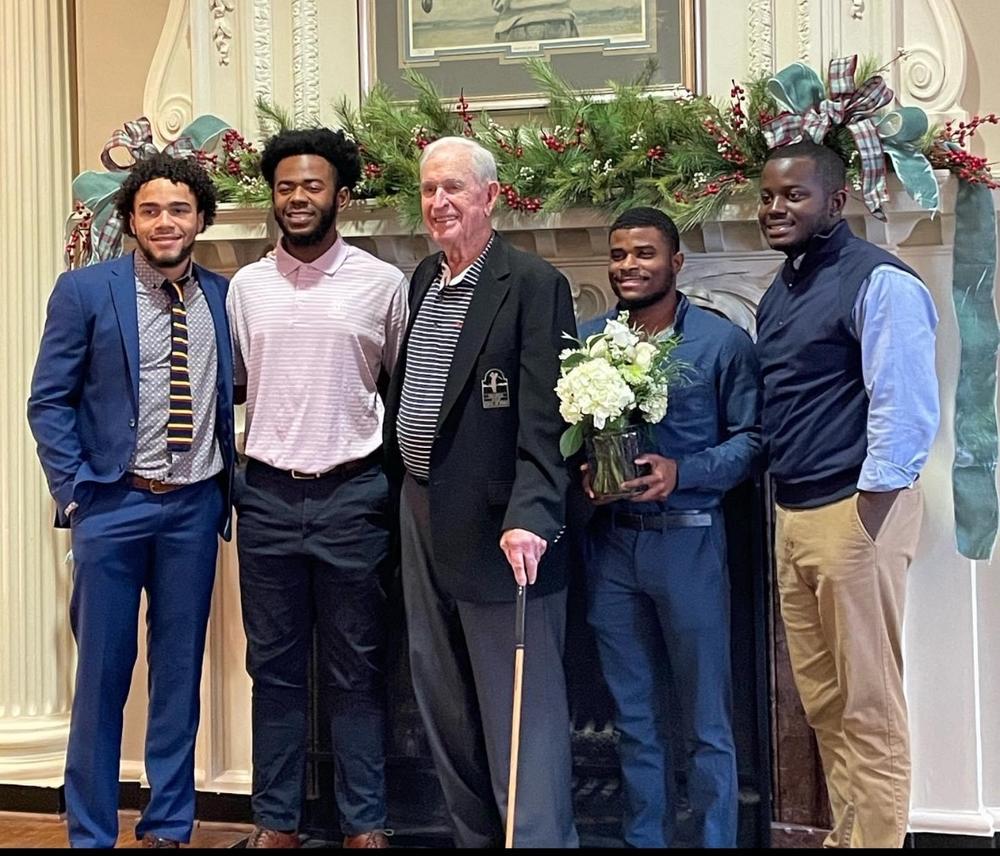 Charlie Harrison with the Charlie Harrison Golf Scholars