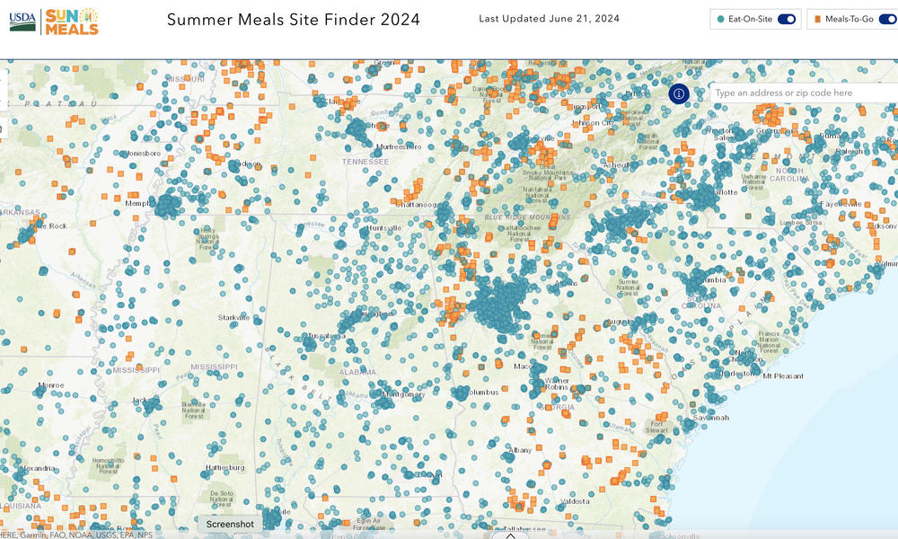 MAP: Find the Summer meal site near you. 