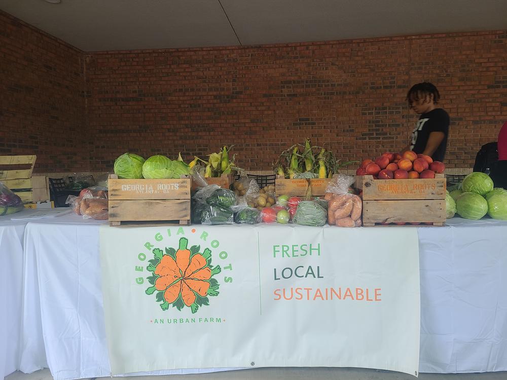 Georgia Roots is a local farm created by Kennise Elder. During the summer she works with Fulton County to sell produce to seniors.