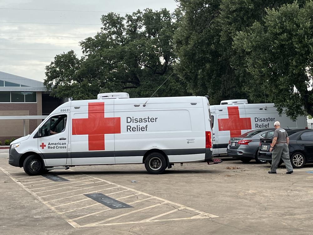 American Red Cross Disaster Relief trucks. (Red Cross of Georgia/Twitter)