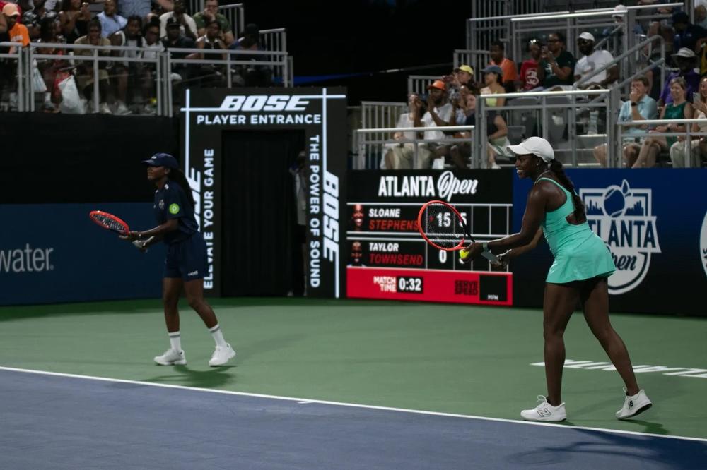 Sloane Stephens adds a doubles partner. (Credit: Samantha Gardella)