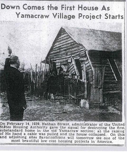 Community members see history repeating itself with the current demolition process. Credit: City of Savannah Municipal Archives