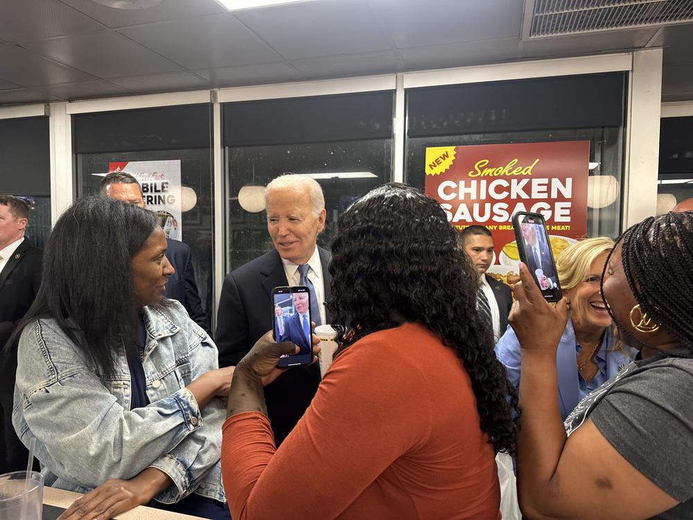 Biden at Waffle House