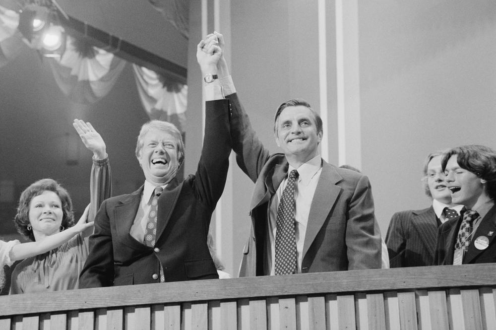 Jimmy Carter and Walter Mondale