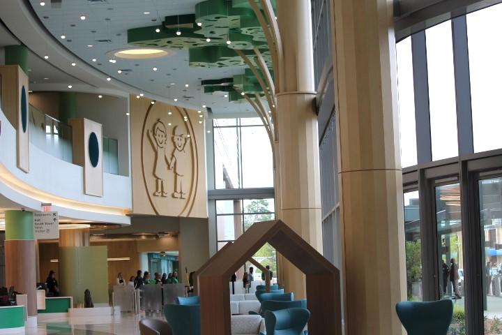 Lobby in the Children's Healthcare of Atlanta Arthur M. Blank Hospital