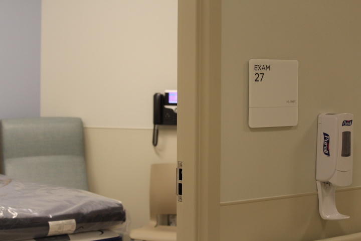 An exam room in Children's Healthcare of Atlanta Arthur M. Blank Hospital