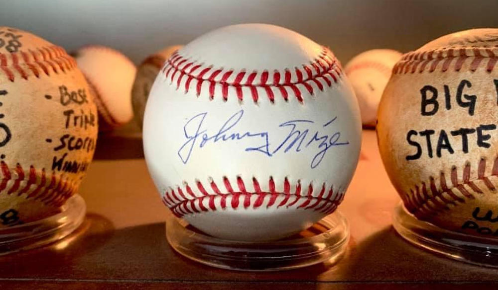Autographed Johnny Mize baseball 