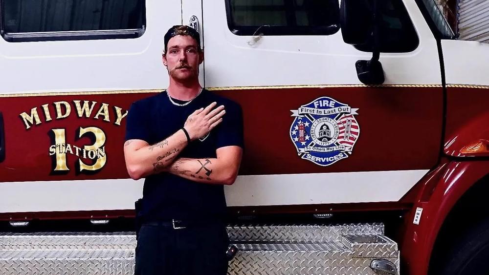 Firefighter/Paramedic Scott Nordstrom (left) and Deputy Chief Jonathan Campbell (right) say city officials have ignored the Midway Volunteer Fire Department’s pleas for repairs to lifesaving equipment for years. Both are full-time firefighters elsewhere but volunteer to protect the citizens of Midway.