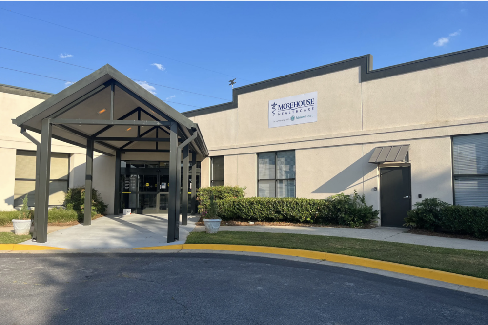 Morehouse Healthcare operates a clinic in East Point, Georgia, with Atrium Health, part of Charlotte, North Carolina-based Advocate Health, a nonprofit health system. Industry officials say Atrium would be a logical partner for the Morehouse School of Medicine on a potential hospital in Atlanta.