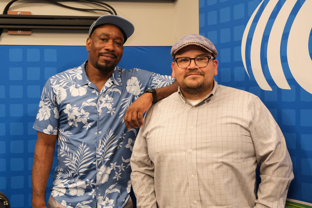 Anthony David with Peach Jam Host Jeremy Powell