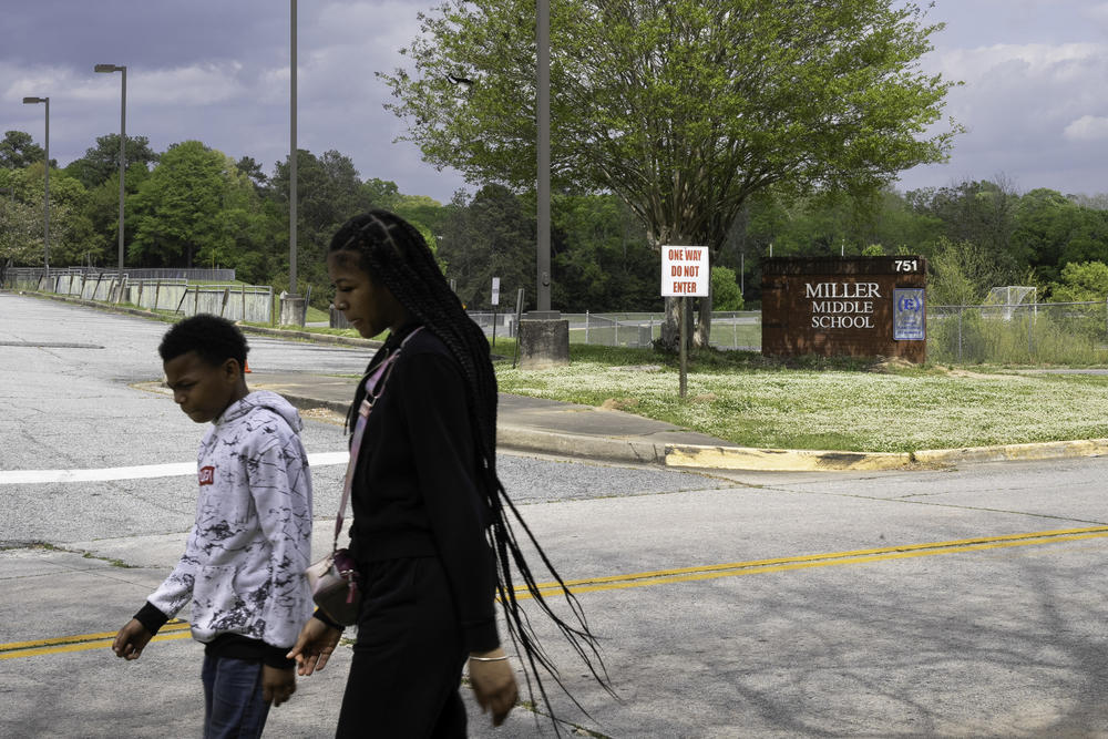 While it functions as a regular neighborhood school, Miller also draws students from across the district who attend its fine arts magnet component.