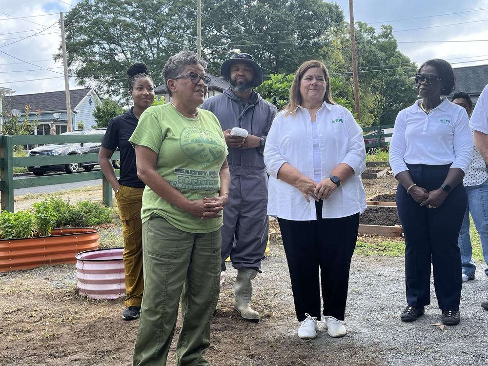 Rosario Hernandez is a gardener with the Westside Growers Market and working with the EPA to spread the word about toxic soil in Westside Atlanta.
