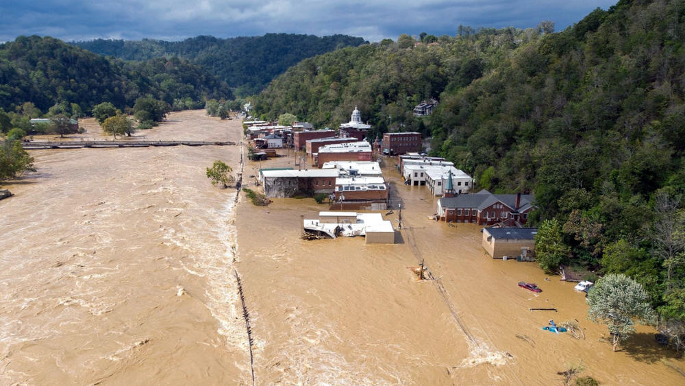 Marshall, North Carolina, subsumed by the French Broad River