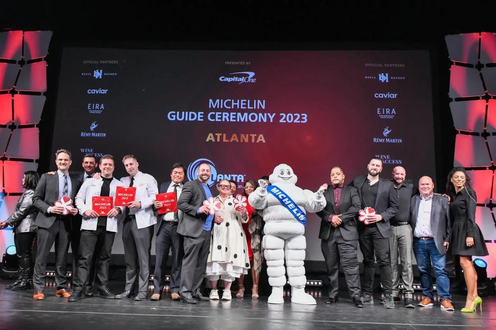 The inaugural Atlanta Michelin dining guide in 2023. (Discover Atlanta/Atlanta Convention & Visitors Bureau)