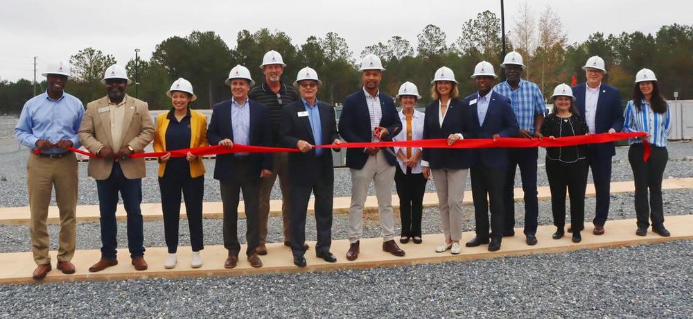 Georgia Power executives, members of the Public Service Commission, and local leaders from Talbot and Muscogee counties were present for the battery plant’s ribbon-cutting.