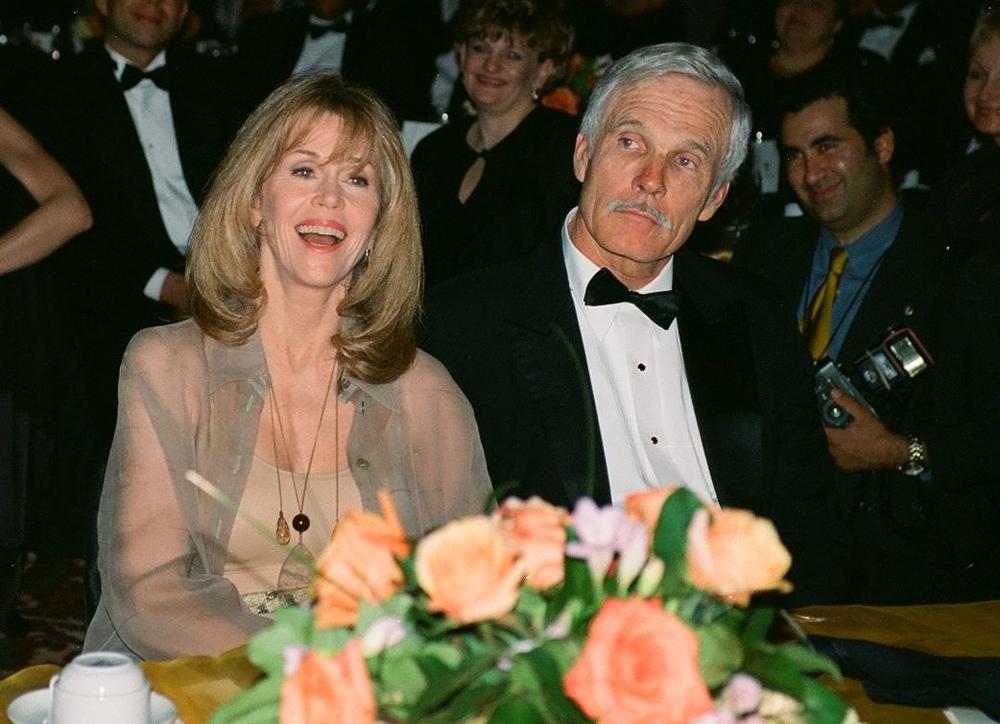 Jane Fonda and Ted Turner in Washington, D.C. in 2001.