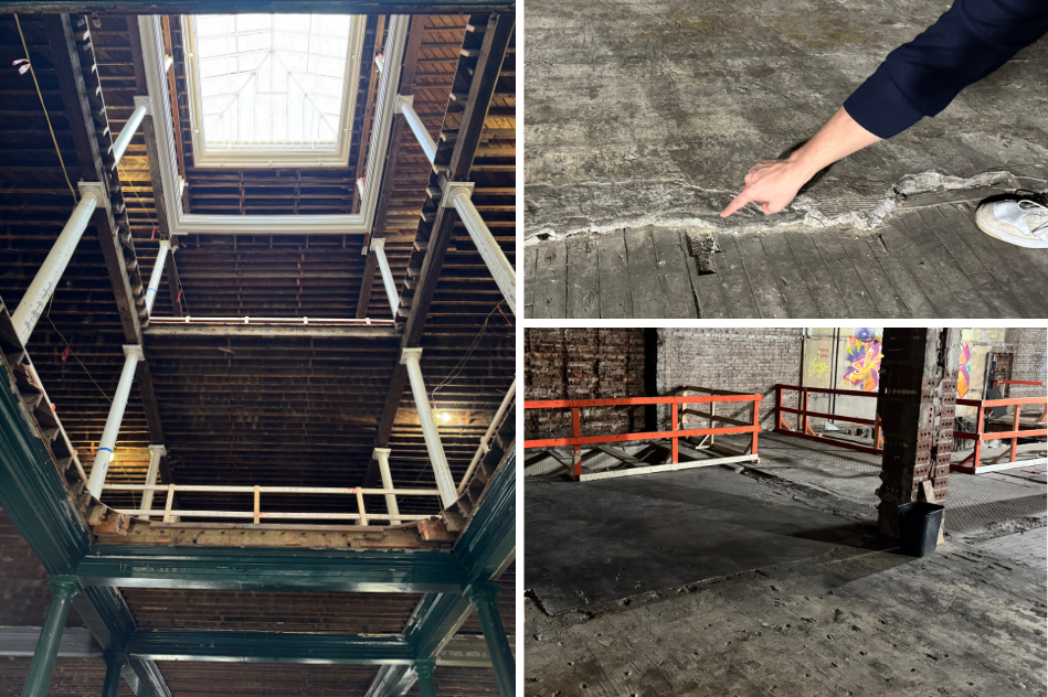M. Rich Building Interior as it undergoes renovations