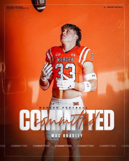 Mac Bradley signed with Mercer