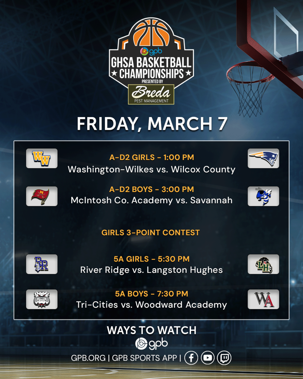 2025 GHSA Basketball Championships: Day 3
