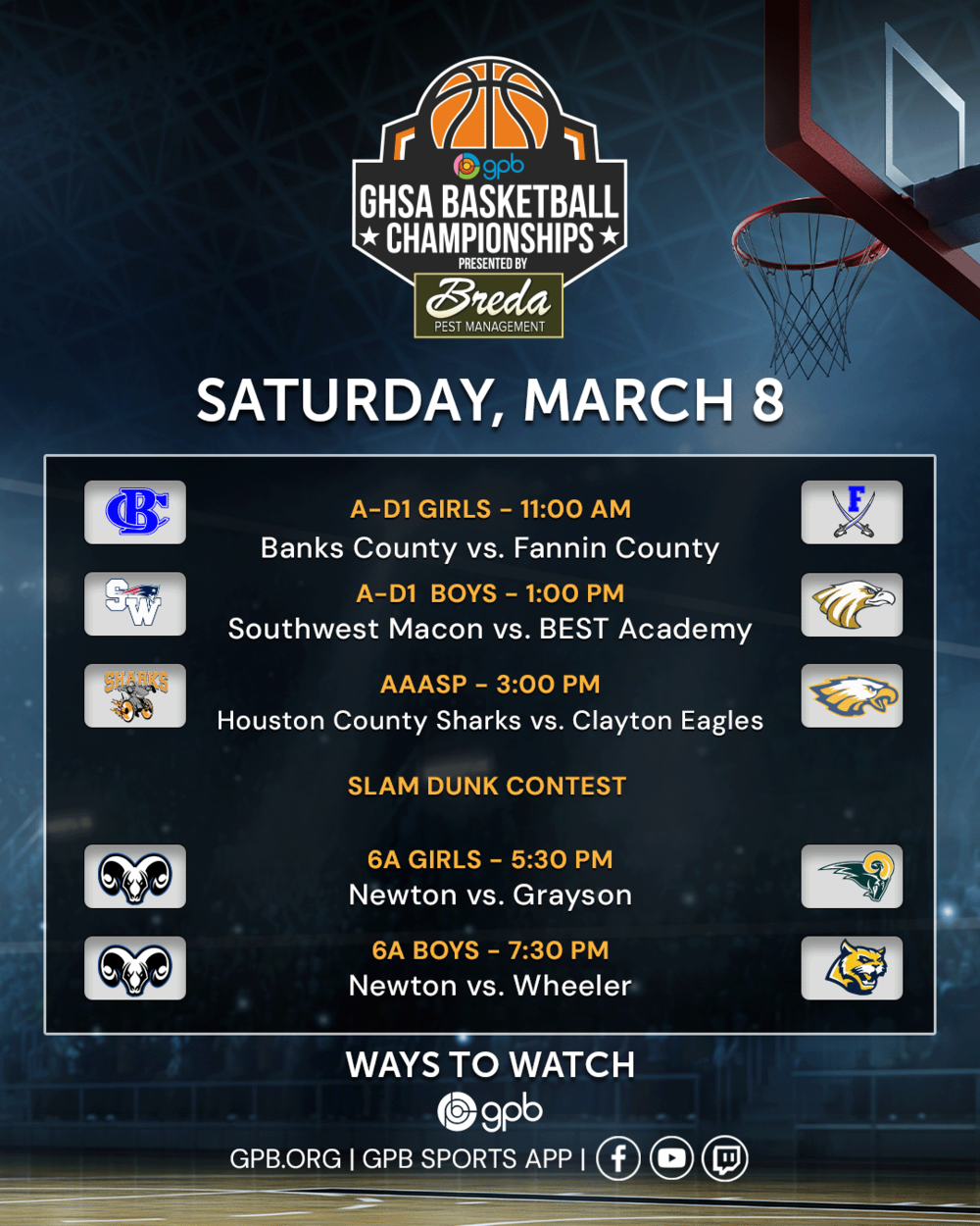 2025 GHSA Basketball Championships: Day 4
