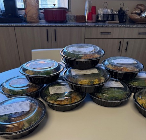 Lost -N-Found Youth is a small organization, but program director Neena Beausoleil says regular deliveries of vegan bowls make a difference in feeding 8 residents and visitors to its drop-in meal service. 