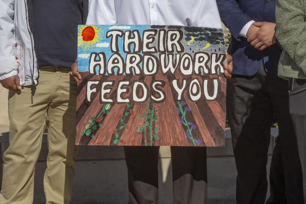 Children and family members of migrant farm workers visited the State Capitol on March 21, 2025, to learn about the legislative process, and advocate for the farm worker communities several miles north and south of Atlanta. Agriculture is Georgia's most profitable industry.
