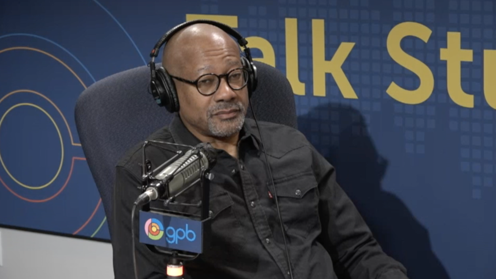 Frank X. Walker in the GPB Studio