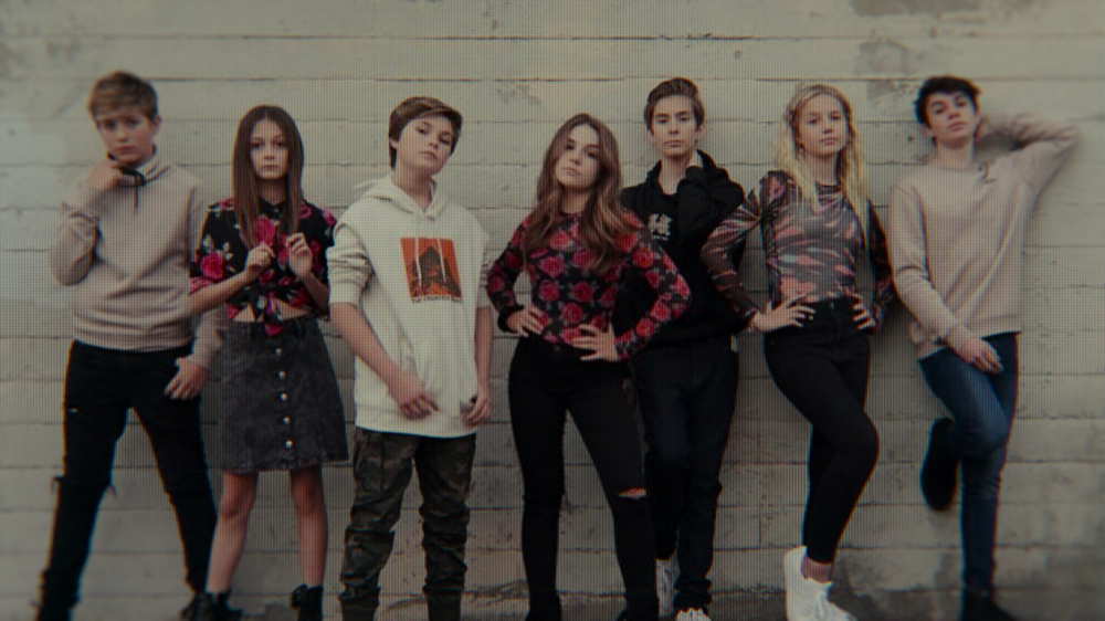Photo of tween friend group, known as “The Squad.” Courtesy of Tudlum/Netflix