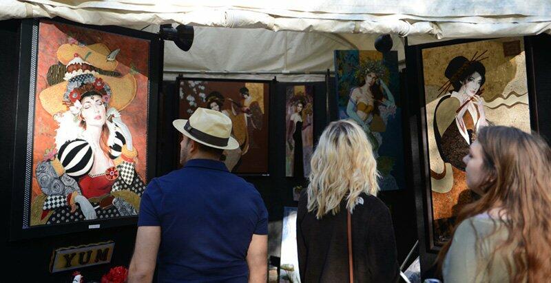 Artwork featured at the Atlanta Dogwood Festival. Credit: The Atlanta Dogwood Festival