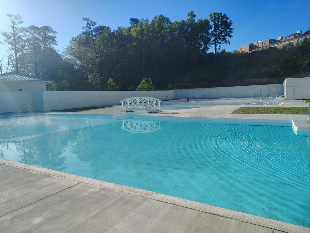A pool once used by FDR, in Warm Springs, Ga.