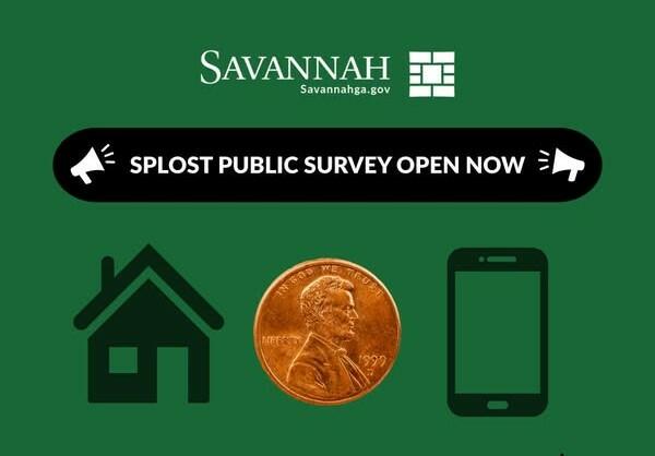 SPLOST survey graphic from the City of Savannah