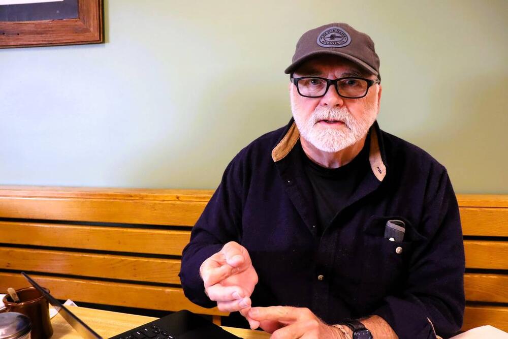 Mike Greenman lists why he opposes Brightmark’s plastic waste plant in Thomaston, Georgia. His biggest concern is chemicals such as benzyne and toluene, byproducts of the plant’s pyrolysis operation. Kala Hunter  