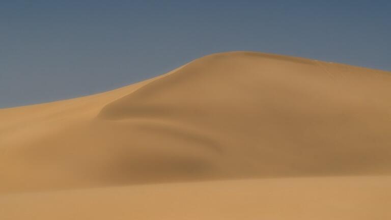 A sand dune.