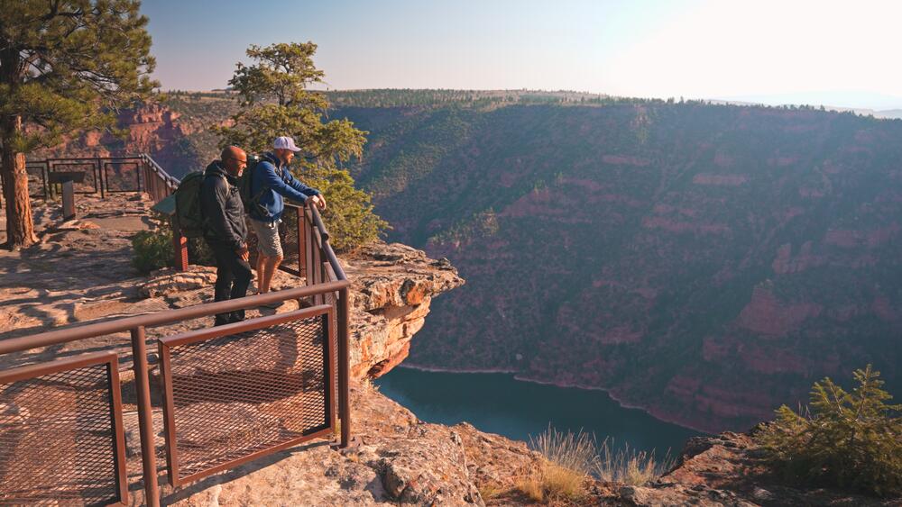 Chris and Paul explore the Flaming Gorge.