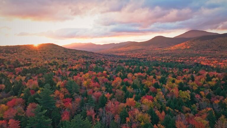 Fall foliage in New Hampshire.