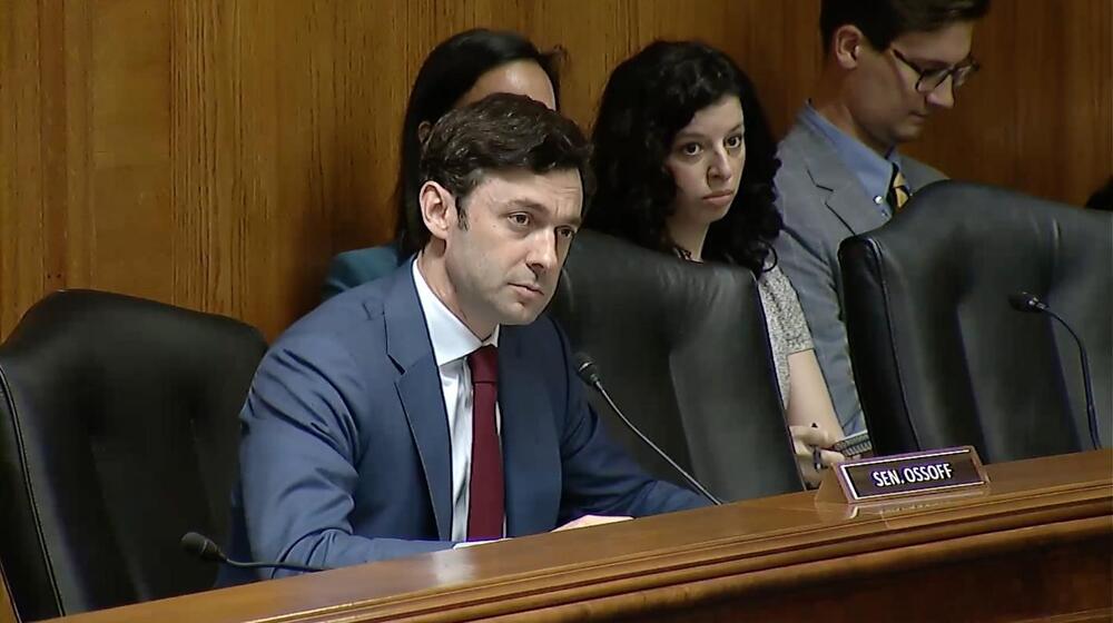 Ossoff urged USDA Secretary to expedite Helene Relief to Georgia farmers U.S. Senate Appropriations Subcommittee on Agriculture, Rural Development, Food and Drug Administration, and Related Agencies hearing on May 6, 2025.