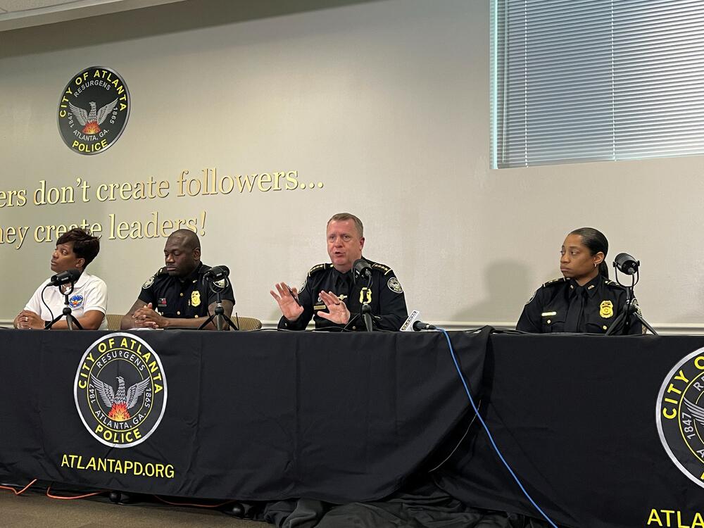 Atlanta Police Chief Darin Schierbaum presented how crime data in the first five months of 2025 compares to last year