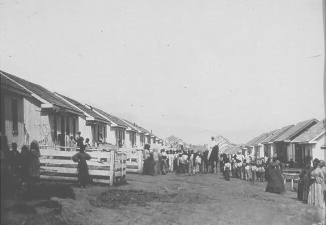 Refugee camp outside of Camp Nelson