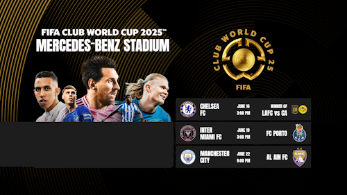 Atlanta will host six games in the 2025 FIFA Club World Cup.