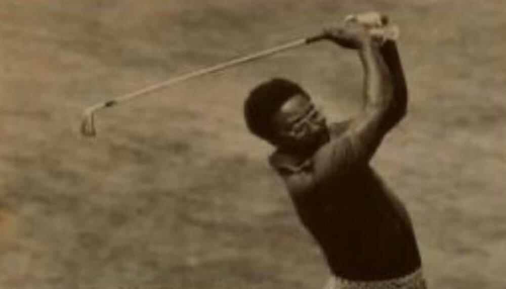 George Johnson plays in the 1963 US Open