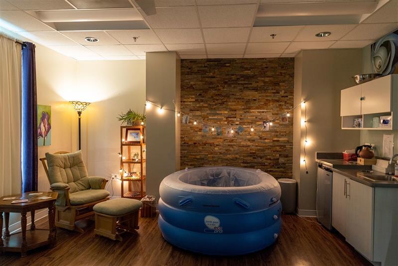 The Atlanta Birth Center’s Ocean room