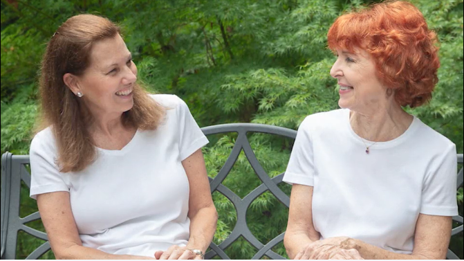Nancy Treaster and Sue Ryan