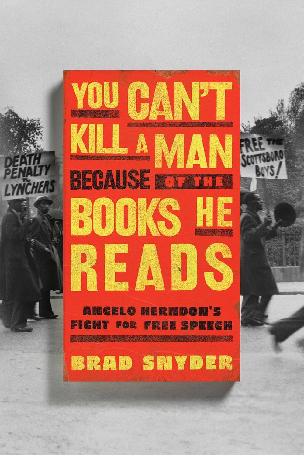You Can't Kill a Man Because of the Books He Reads Angelo Herndon's Fight for Free Speech by Brad Snyder