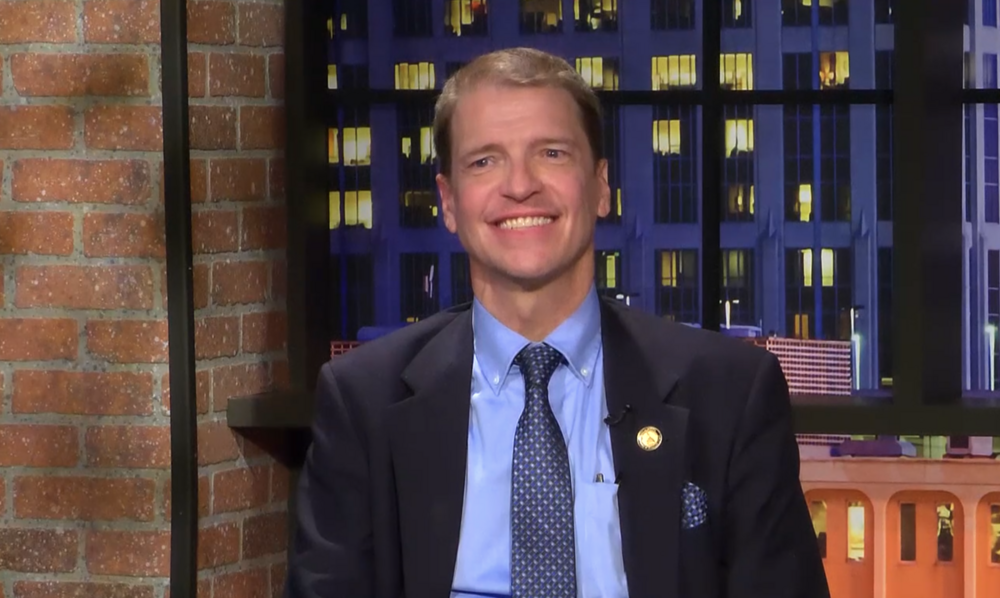 Georgia state Rep. Spencer Frye (D-Athens) on GPB's Lawmakers on February 26, 2025. (Lawmakers/GPB)